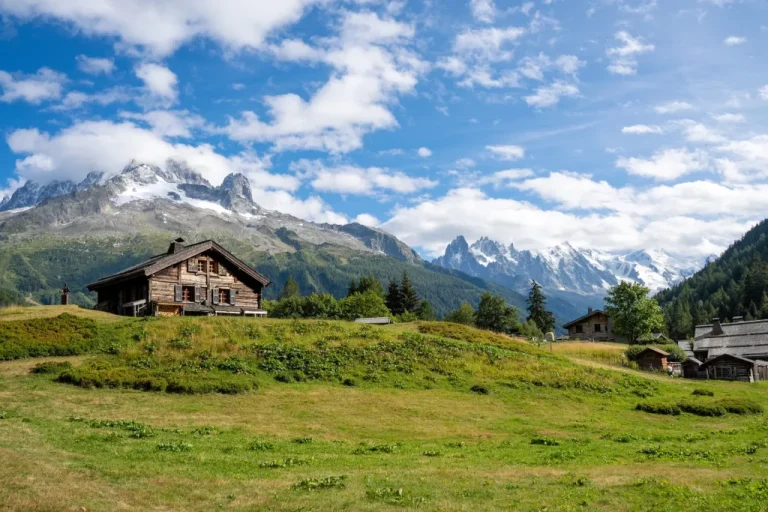 hiking through idyllic alpine villages x