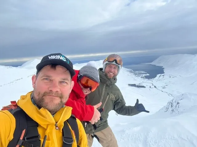 jeff and jill skiers selfie