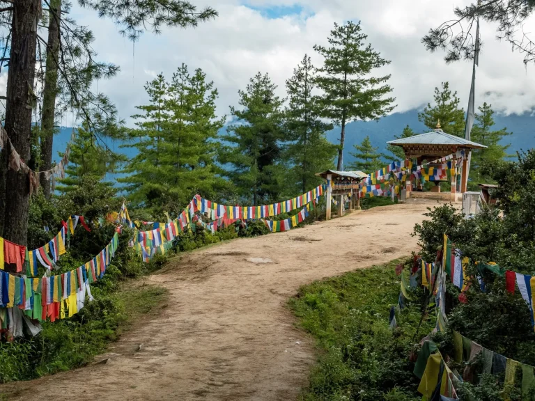 path to the tigers nest in Bhutan